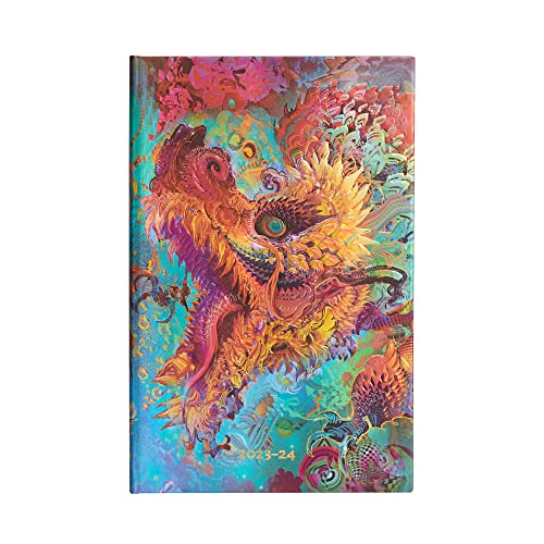 Paperblanks agenda 2024, Anemone, 1 week per twee pagina’s, Verticaal