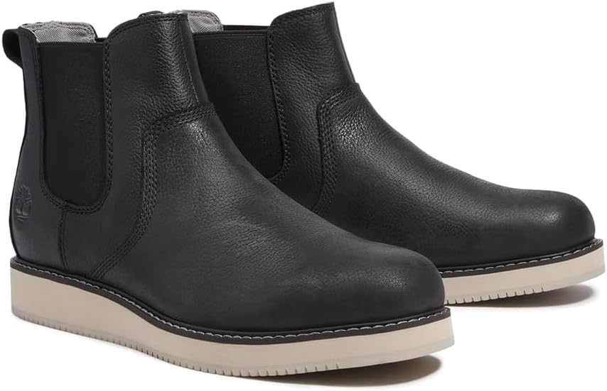 Timberland Men's Redwood Edge Essential Chelsea Boot, Black, 13 Medium