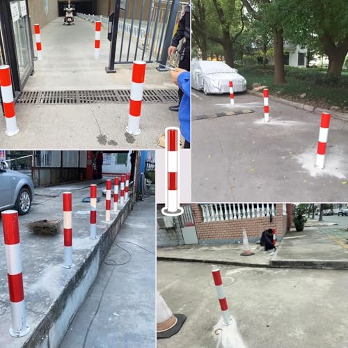 Poteaux de sécurité BER anti-collision avec base en acier pour zone à risque