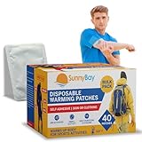 SunnyBay Selbstklebende Einweg-Wärmepflaster für Rücken, Nacken, Körper, natürliche Wärme, ideal für Outdoor-Aktivitäten wie Skifahren, Wandern, Jagd, schnellste Aktivierung für Wärme unterwegs, 40
