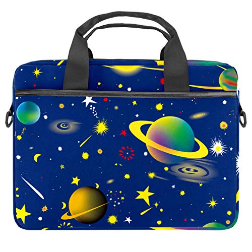 Bolso bandolera para portátil de 13 a 14 pulgadas Space Planet gris