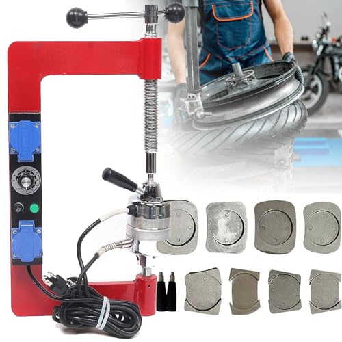 Máquina de vulcanización de neumáticos, herramienta de reparación de automóviles, kit de esparcidor de neumáticos de altura ajustable de 150-180 ℃