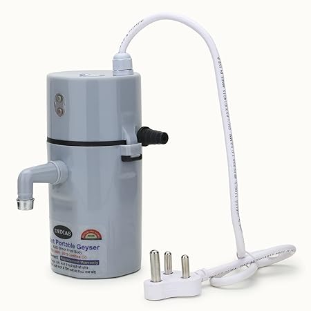 UltinoPro Instant Electric Wall Water Geyser || Abs Body- Shock Proof || Electric Saving|| Replacement Warranty. (Grey)