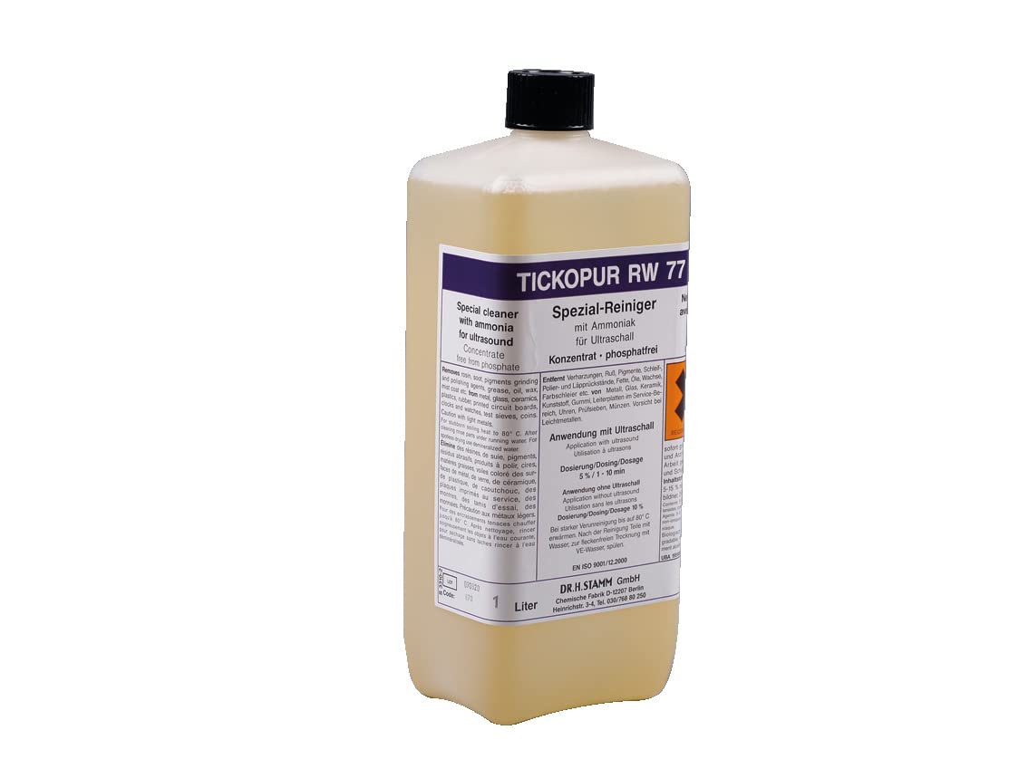 TICKOPUR RW77 1 Liter Spezial Reiniger mit Ammonika