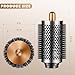 Large Volumizing Round Brush for Dyson Airwrap Styler Attachment,Upgraded Larger Round Brush Tool and Hair Style Replacement for Airwrap Accessories (Nickel/Copper)