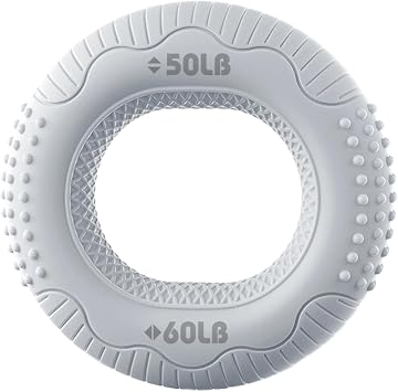 Silicone Grip Strength Trainer Portable Grip Rings Hand Exercisers Fitness Equipment for Men Women