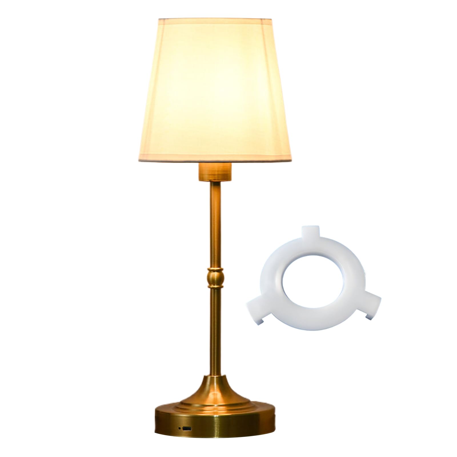 Tsophreniq Multifunctional Desk Lamp Rechargeable with Retro Dimmable Light Perfect for Study and Decor Bedside LED Lamp with Dimmer