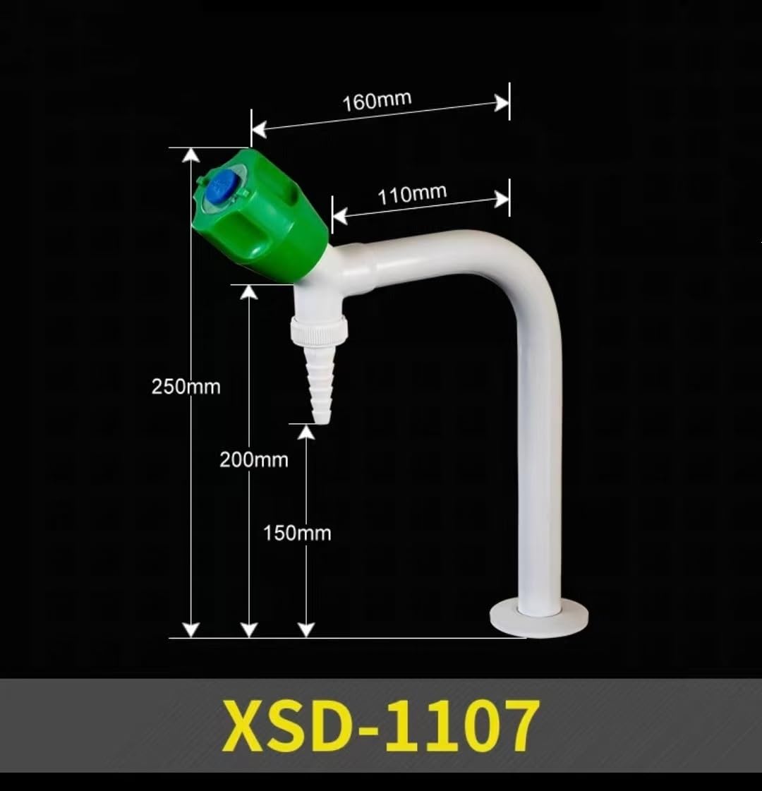 Grifo de escritorio monomando de laboratorio G1/2 - Caño de agua de cobre puro con rotación de 360°(SD-1107)
