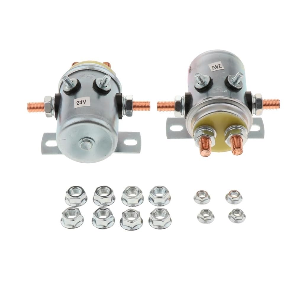 2X Solid Continuous Duty 24V 200A Solenoid Relay NWPNLXEA