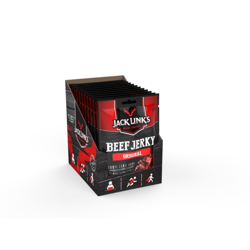 Jack Links Beef Jerky Clipstrips (12X25G) 12 Unidades 300 g