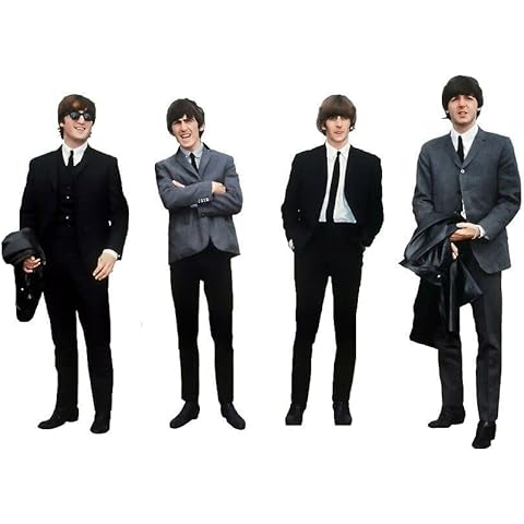 John, Paul, George, Ringo SLIFESIZE Cardboard Standup Standee Cutout Poster Figure Set of 4 Cover