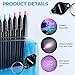 Sherlock Hones Invisible Ink Pens with UV Light, 3 Color Secret Message Marker Pen Set with Black Light Keychain, Spy Toy for Kids, Party Favors, Treasure Hunts, Classroom Prizes, Creative Writing