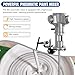 ZeromDropy Pneumatic Paint Mixer Machine 200L Capacity 50 Gallon Drum Mixer with a Vertical Clamp 1/2HP Adjustable for Industry Lab Factory Use