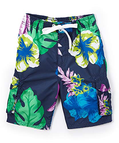 Image of Kanu Surf Boys' Paradise Floral Swim Trunk