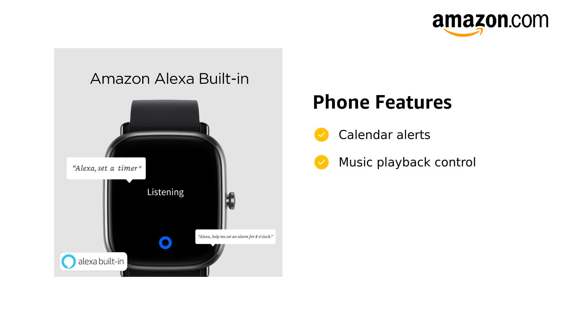 Amazfit GTS 2 mini ブラック Amazfit GTS 2 Mini Smart Watch: Android & iOS - Built-in GPS