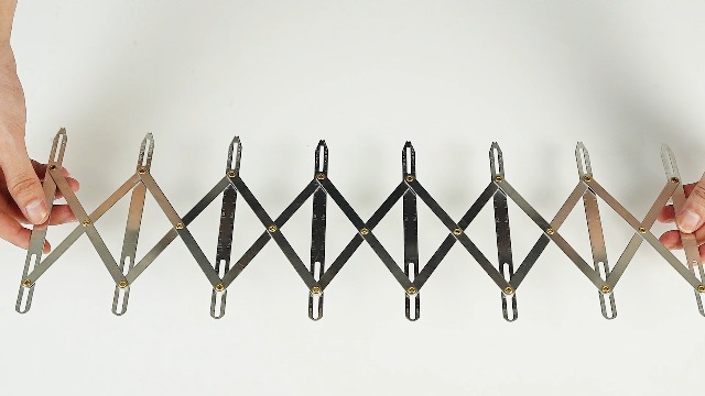 Jauge de Couture en Aluminium, 1 Pièce, Jauge de Couture Extensible, Localisateur de Boutons en Métal, Longueur Réglable, Accessoires de Rideaux Multifonctions Antirouille pour le Ménage
