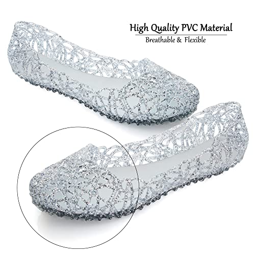 Image of Dear Time Women Flat Heel Summer Beach Jelly Shoes