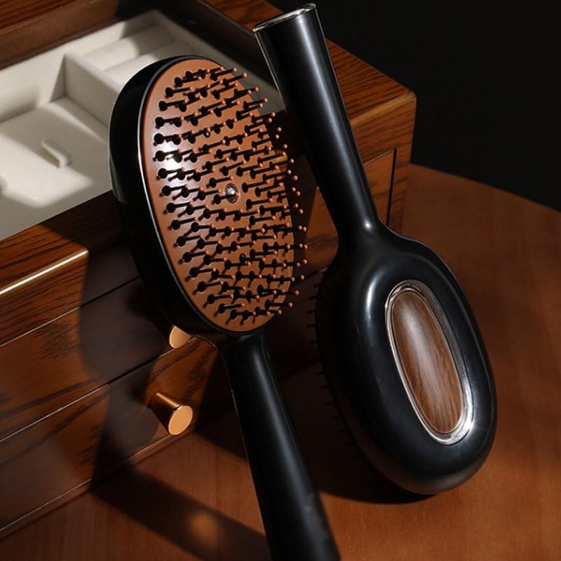 The Wooden Comb is Carried With The Long Hair Used to The Children