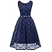 Produktbild Askwho Spitze Mittelalter Kleidung Damen,Steam Punk Gothic Kleid,Frauen Übergröße Coole Feste Bandage Unregelmäßiger Saum ärmelloses Leibchen Minikleid,Mittelalter Kleid Halloween Cosplay Kostüm