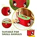 LAIRIES Christmas Guinea Pig Hideout, Large Cozy Bed, Warm Small Animal Cage House for Chinchilla, Hamster, Ferrets, Hedgehog, Rats and Other Small Pets