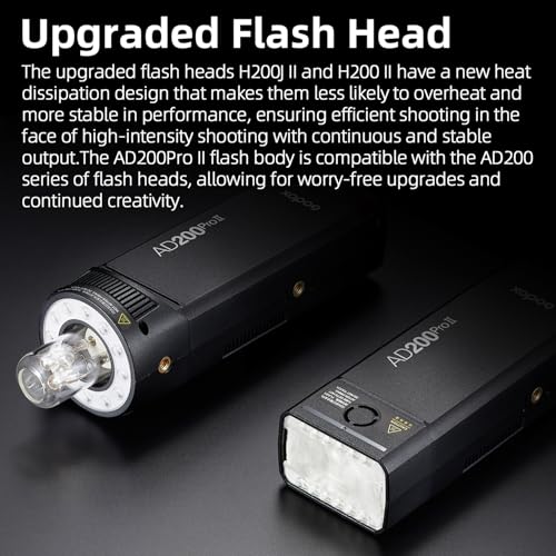 Ficha técnica Godox AD200 Pro II Flash Strobe 1/512~1/1 200Ws 1/8000 HSS 2.4G Wireless X System - Fernando Cortés