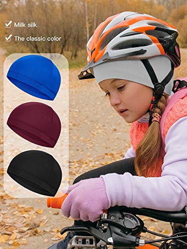 Image of Geyoga 6 Pcs Kids Skull Caps Helmet Liner Hats