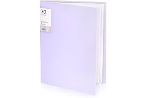 Tamaki 60-Page Tattoo Portfolio Binder with Clear Sheet Protectors for Displaying Artwork and Documents
