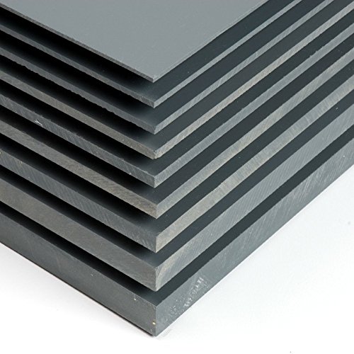 PVC industrial gris - 50 x 100 cm x 5 mm