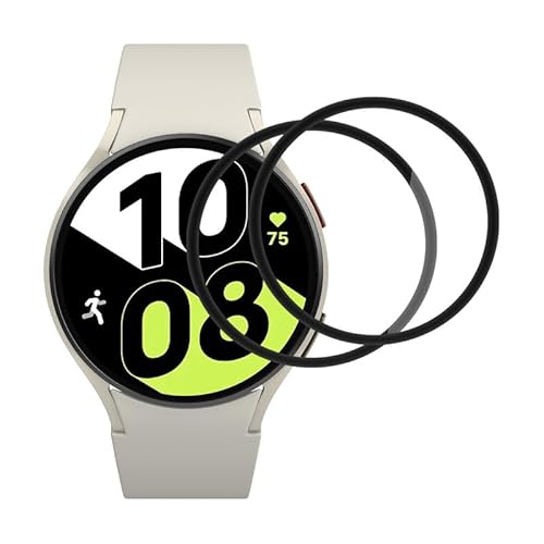 2 Stück 0.33mm Ultra-klar Schutzfolie für Samsung Galaxy Watch 6/5/4 44mm Panzerfolie,Panzer Schutz Glas für Samsung Wat...