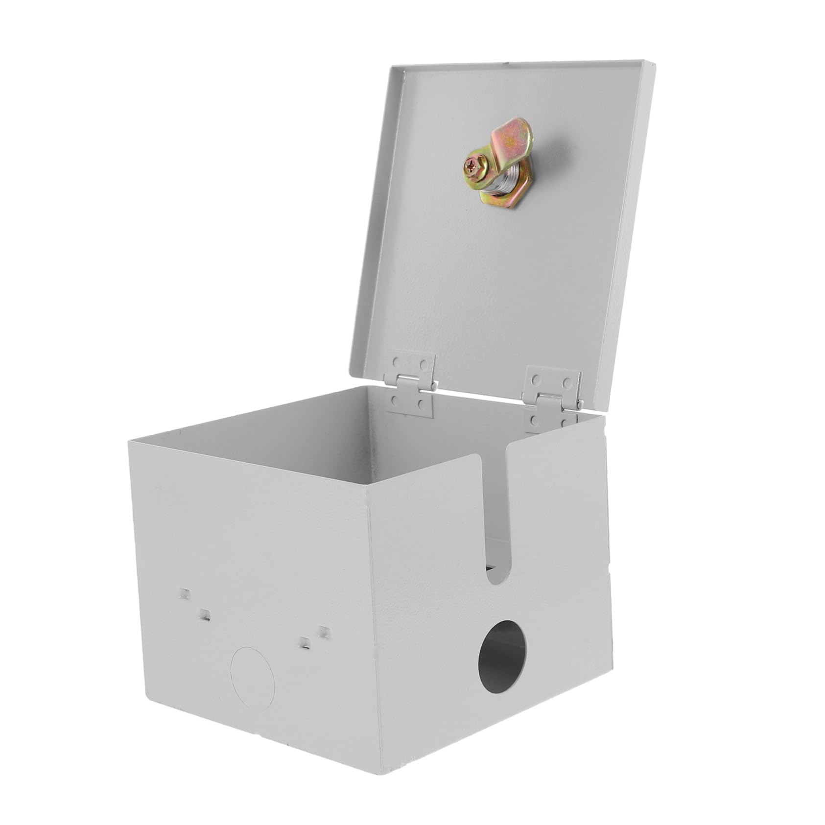 Steckdosenabdeckung Silber Abschließbare für Generator, Wohnmobil