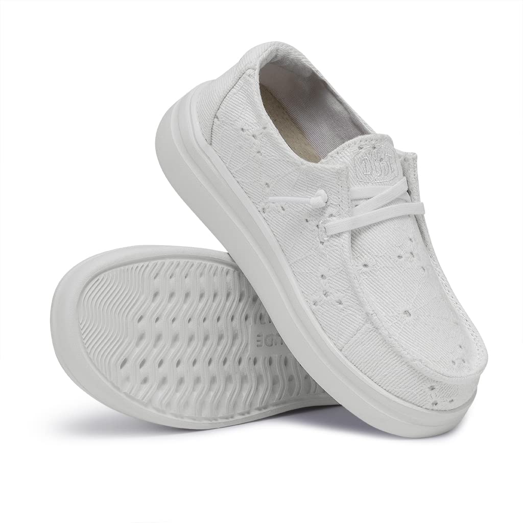 Hey Dude Wendy Youth Rise Eyelet, Scarpe Slip-On per Bambine e Ragazze