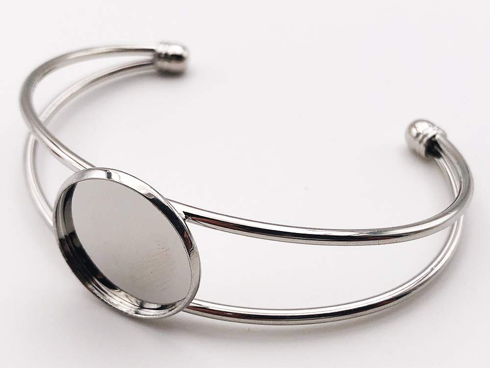 G loria様用ブレスレットの部品４個の4点目 Amazon.co.jp: [ファイニエ] バングル パーツ ミール皿 台座付き