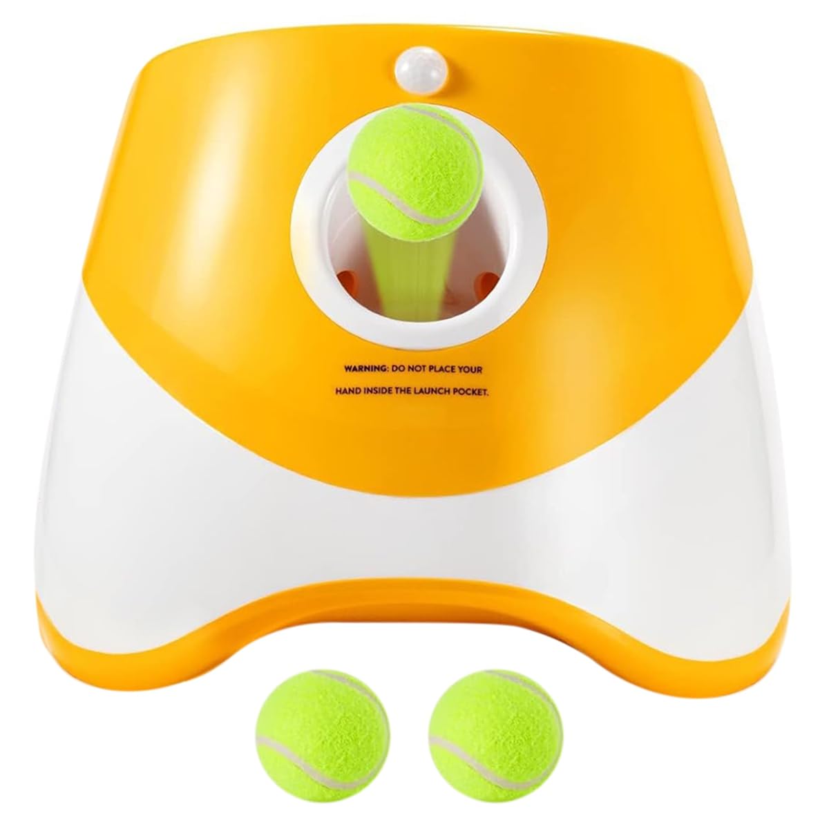 Automatischer Hundetenniswerfer Mini Haustier Verfolgungsspielzeug Wiederaufladbare Wurf-Pinballmaschine Interaktiver Spaß