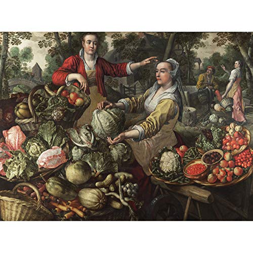 Joachim Beuckelaer The Four Elements Earth Art Print Canvas Premium Wall Decor Poster Mural