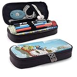 Im Inneren befindet sich ein Fach mit Reißverschluss und eine Unterteilung.