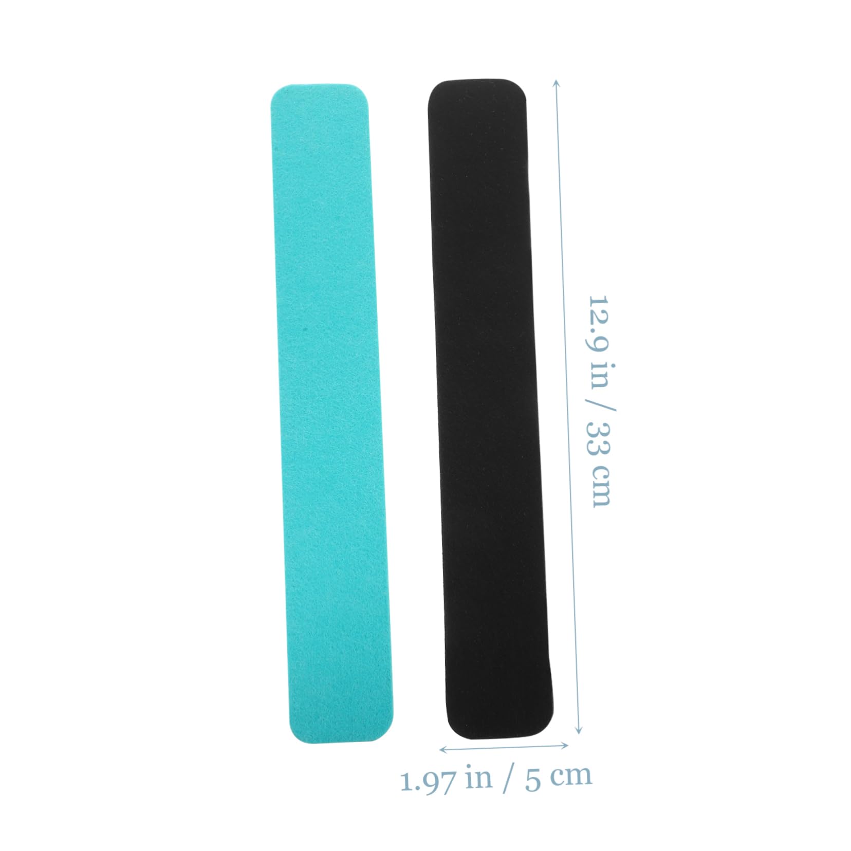 Gogogmee 4pcs Felt Bulletin Board Strips for Classroom and Home Decor Sturdy Memo Display Bars for Showcasing Notes Photos and Messages Walls