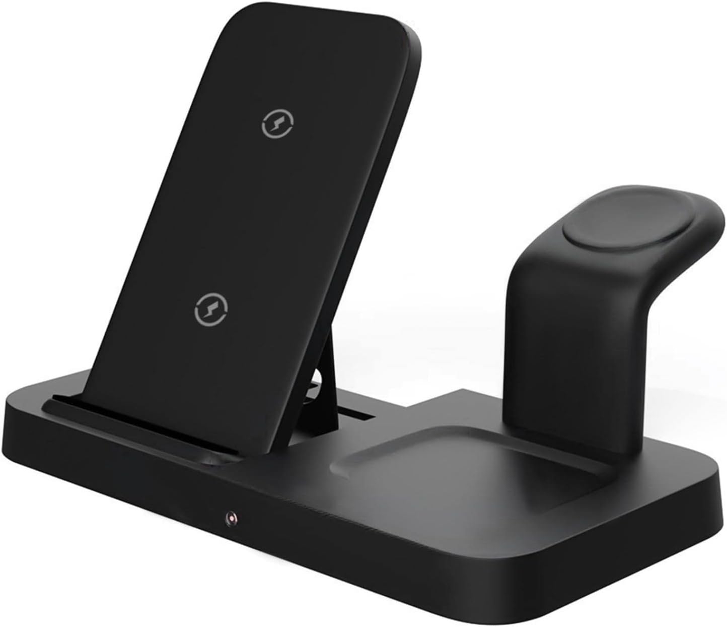 15w wireless charging station 3 in 1 charging station for multiple device foldable wireless charger stand fast charging compatible with iosandroid