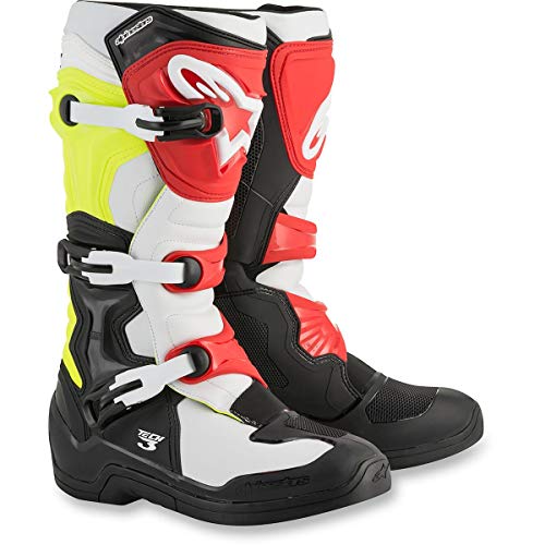Alpinestars 2013018-1053-16 Tech 3 Boots Black/White/Yellow Sz 16