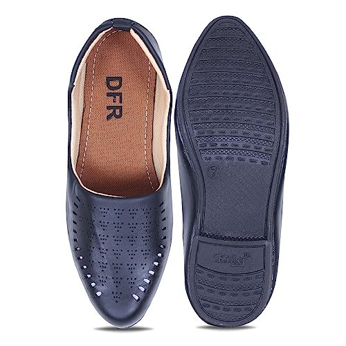 DFR Men's Ethnic Juttis Mojaris | Casual Loafers Shoe Juti for Men