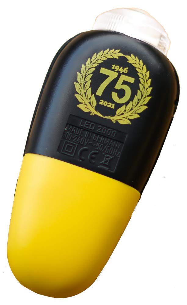 AccuLux405285 - LED Hand lamp LED 2000 Anniversary, Rechargeable in Retro Design. Timeless Classic with State-of-The-Art LED Technology.