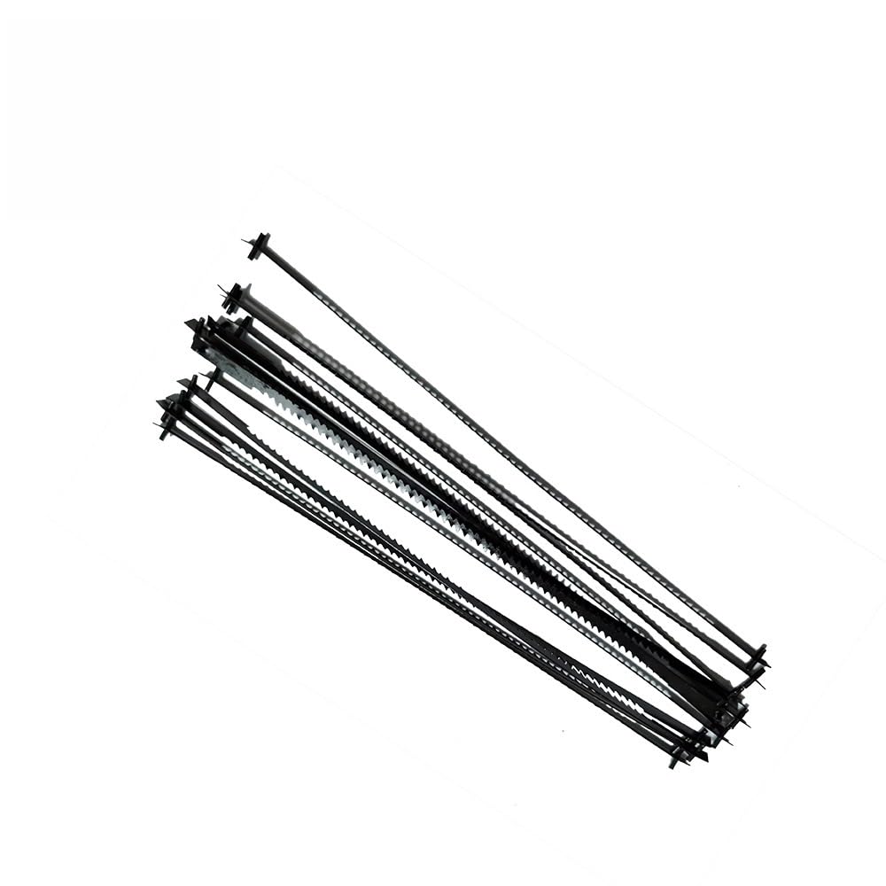 Dekupiersägeblätter mit Spiralverzahnung, 48 Stück 135 mm 5 Zoll Dekupiersägeblätter mit Stiftende 10/15/18/24 TPI
