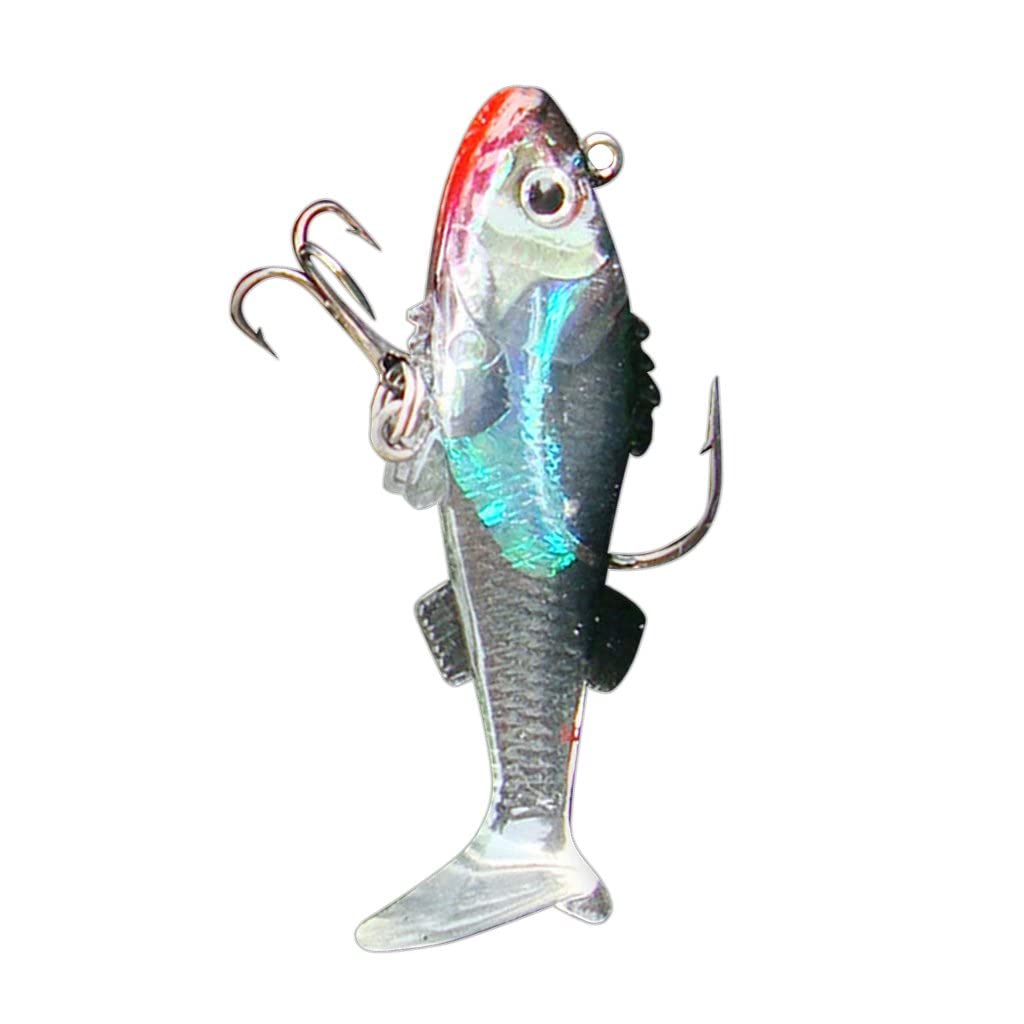 GenericSTORE99® 6cm 3D Eyes Artificial Lures Life-Like Fishing Lures Bionic Minnow Baits With Hooks