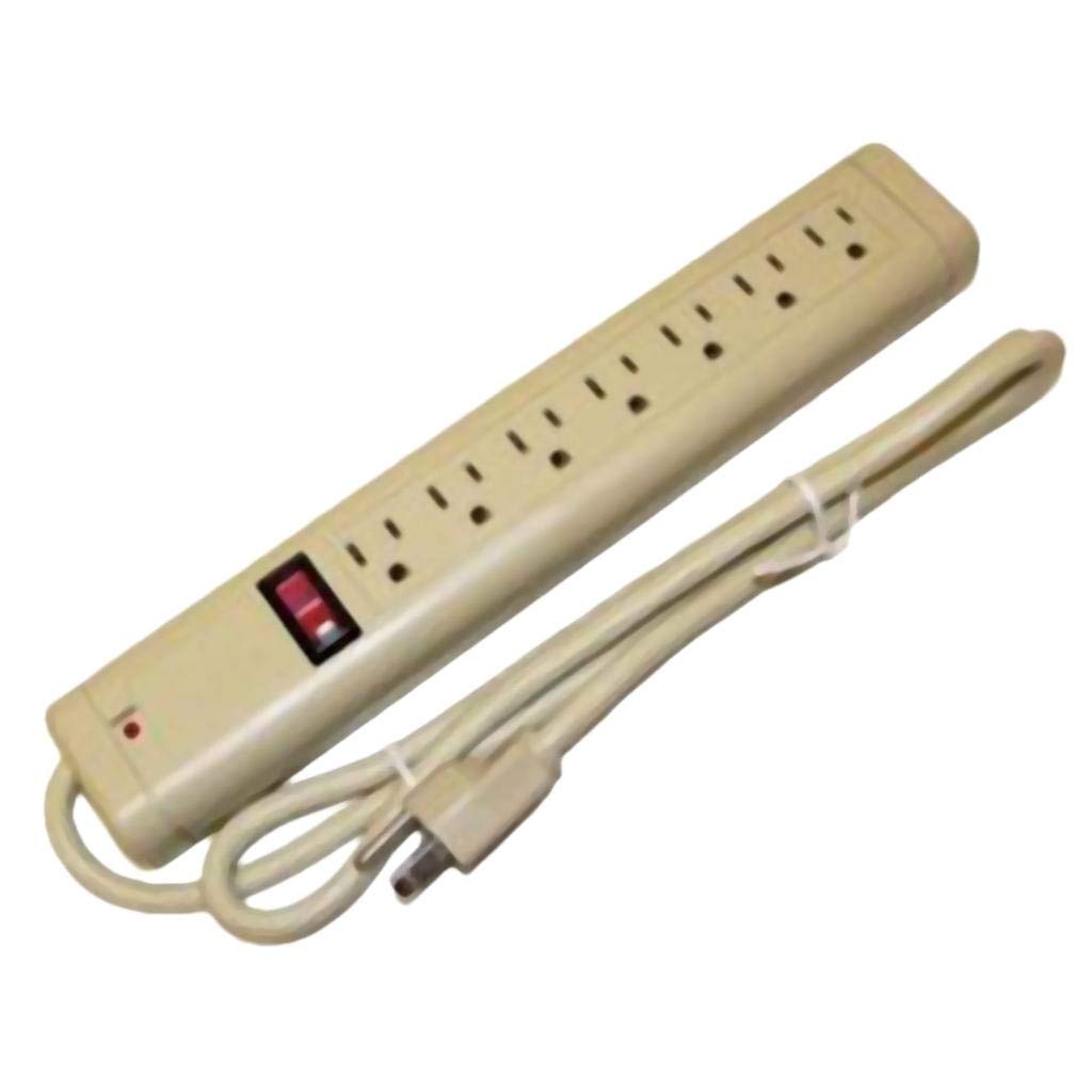 Cooper 48320 - 7 Outlet Plug In Ultra Surge Protector Power Strip System with Circuit Breaker, Lighted Switch, and (7OUT SG-PROTCTR ESCB1176V)