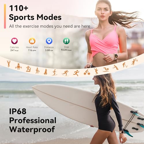 Gydom LW92 Smart Watch For Women, 1.32 Inch Smartwatch For Android Ios Samsung Phones thumb #3