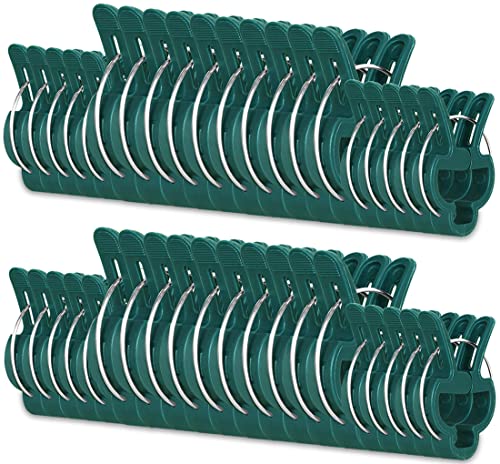Yinghezu 40 Pcs Plant Support Clips Flower and Vine Garden Tomato Plant Support Clips for Supporting Stems Vines Grow Upright Climbing Tool for Straightening Tomato Cage Trellis. 2 Sizes in one Pack