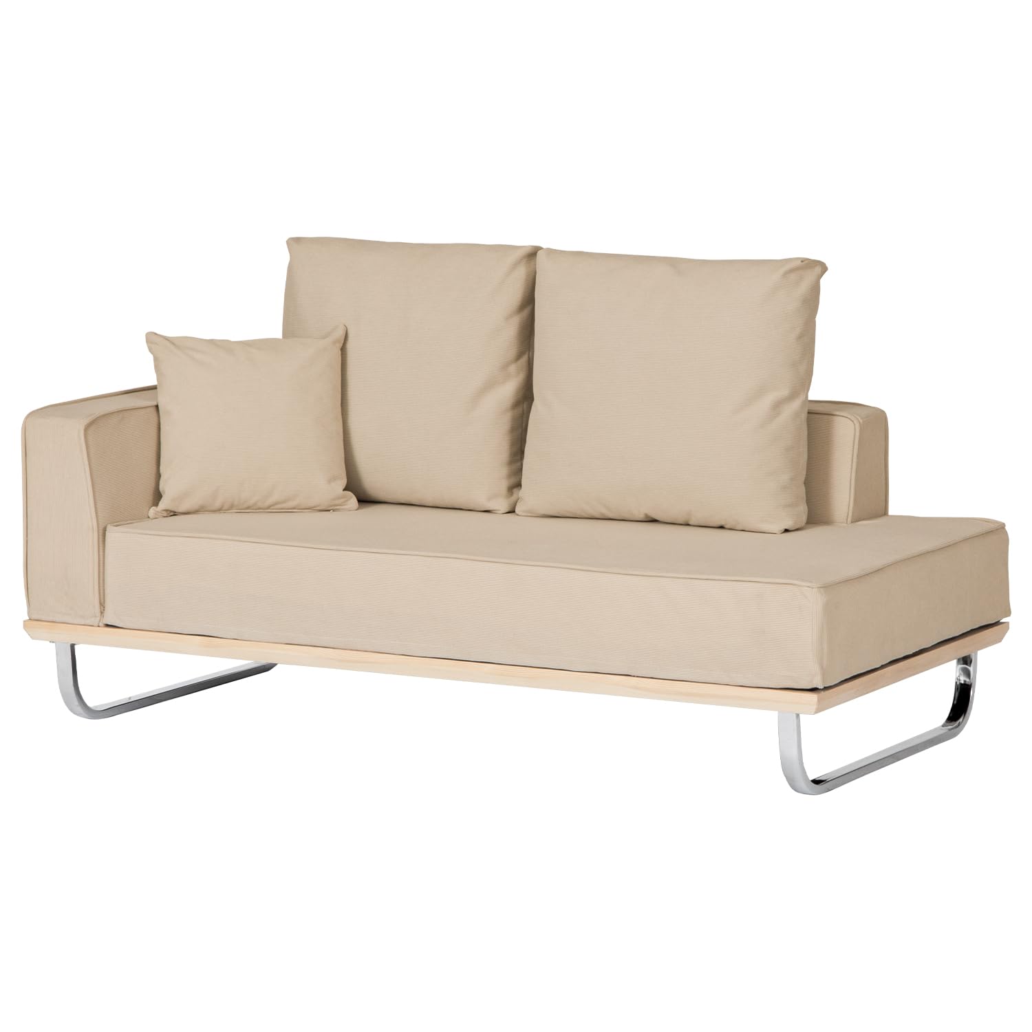 Amazon｜モダンデコ カウチソファ 3人掛け コーデュロイ クッション