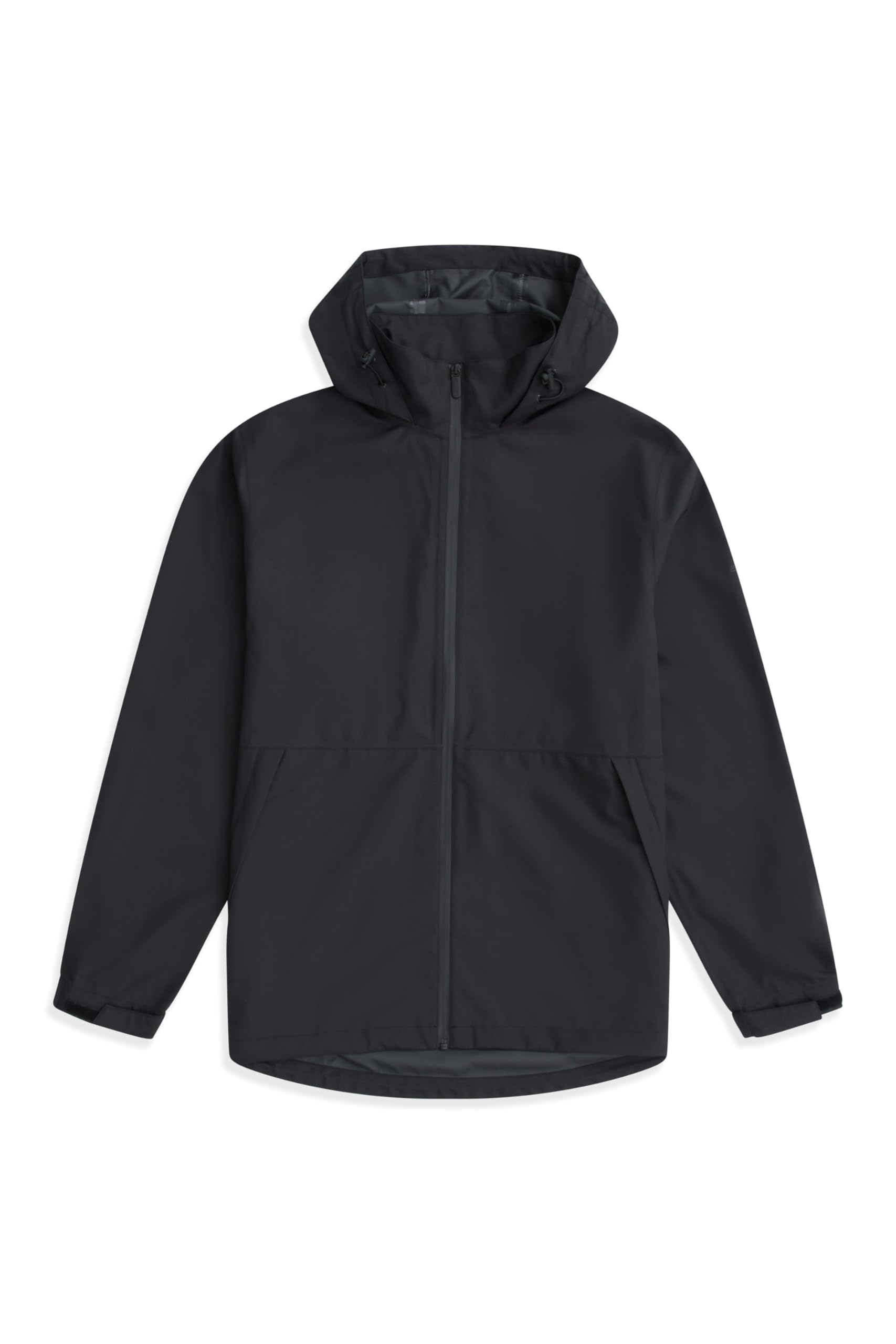 Animal Men's Black Pace Water Resistant Packable Jacket - Water-Resistant Coat With Adjustable Hood, Packs Away - Spring Summer, Holiday, Walking, Outdoors Xl