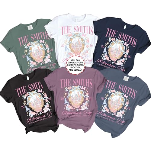Image of Personalized Family Trip Shirts 2026 - Matching Vacation Shirts - Custom T-Shirts - Family Matching Outfit