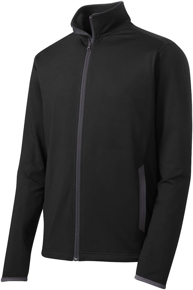 DRIEQUIP Sport-Wick Stretch Contrast Full-Zip Jacket Sizes XS-4XL