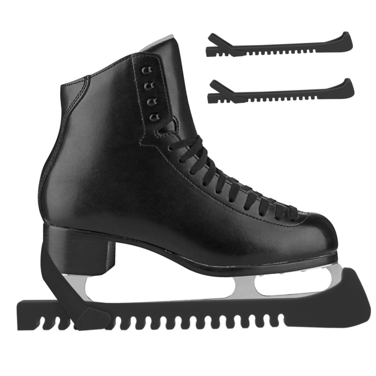 Happyyami Robuste Schlittschuhschoner aus Kunststoff, 1 Paar für Kufen